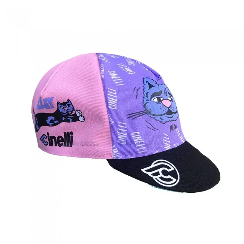 Cinelli Stevie Gee Alley Cat Cap in Purple/Pink
