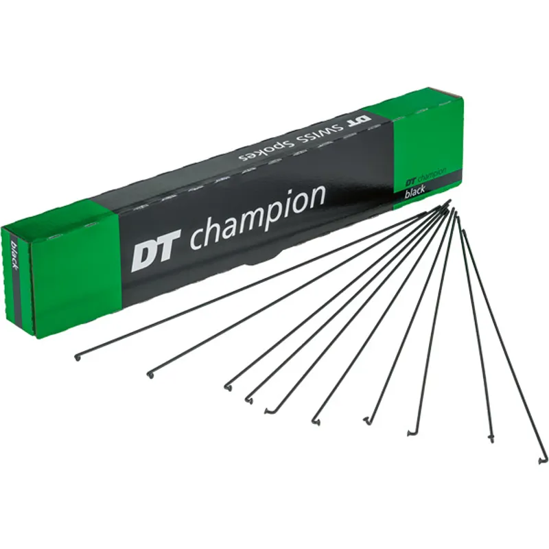DT SwissChampion black spokes 292 mm