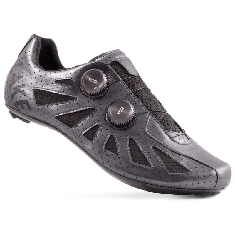 Lake CX302 BOA Wide Road Shoes in Metal