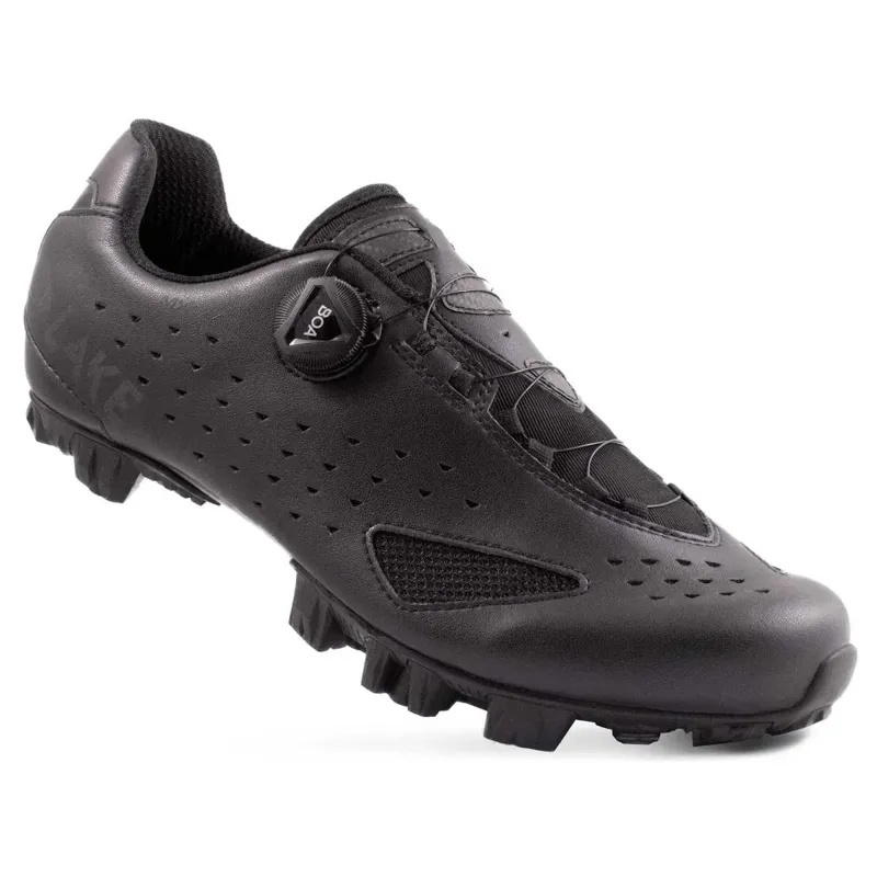 Lake MX177 BOA Wide MTB Shoes in Black