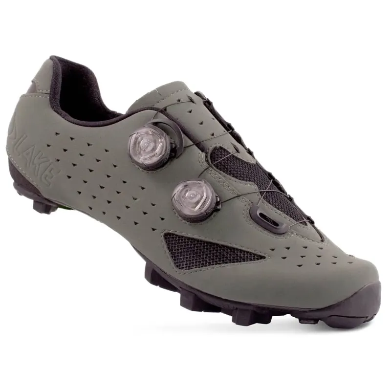 Lake MX238 BOA Gravel Shoes in Beetle Green