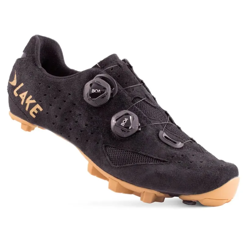 Lake MX238 BOA Gravel Shoes in Black/Gum