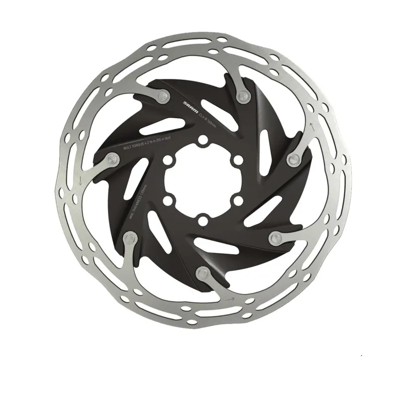 SRAM ROTOR CENTERLINE X ROAD 2 PIECE CENTERLOCK ROUNDED: 140MM - CENTERLOCK