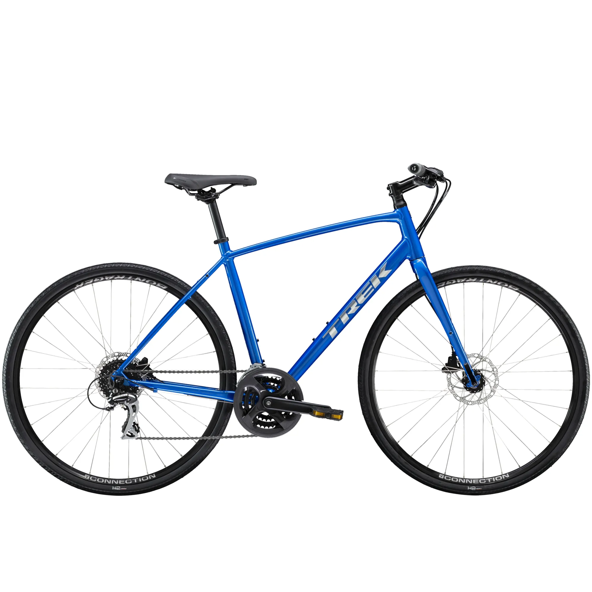 Trek FX Disc Mens Hybrid Bike in Blue - Main Image