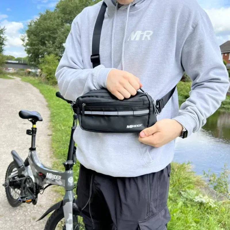 MiRider Handlebar Bag In Black-1