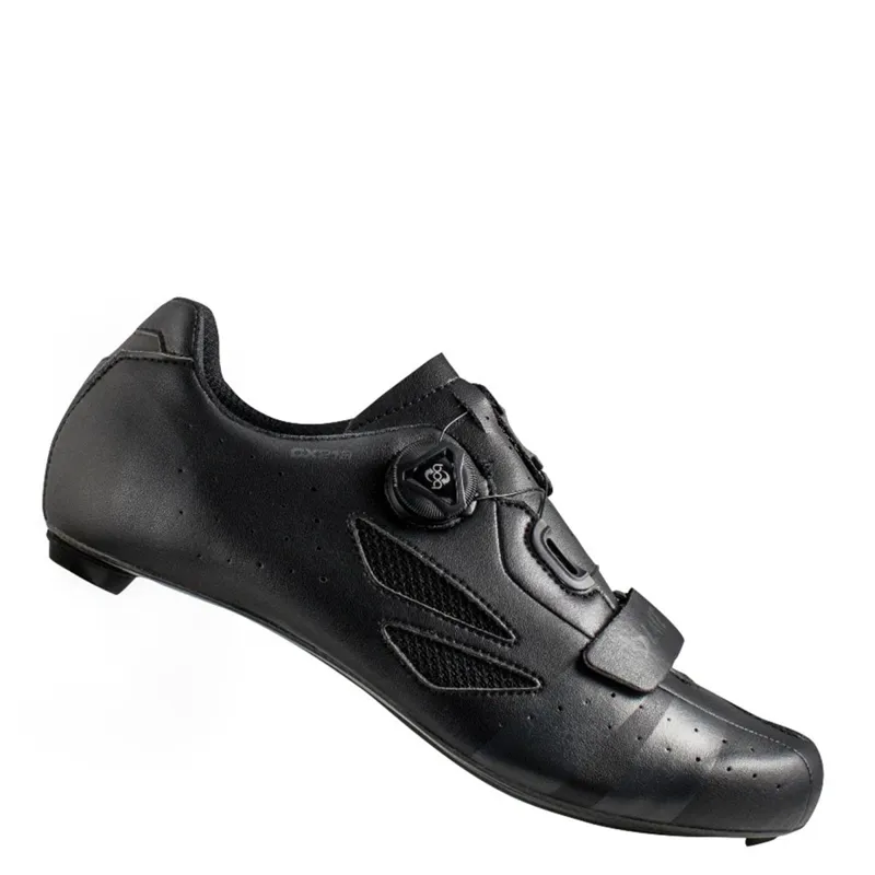 Lake CX218 Carbon Wide Fit Road Shoe in Black