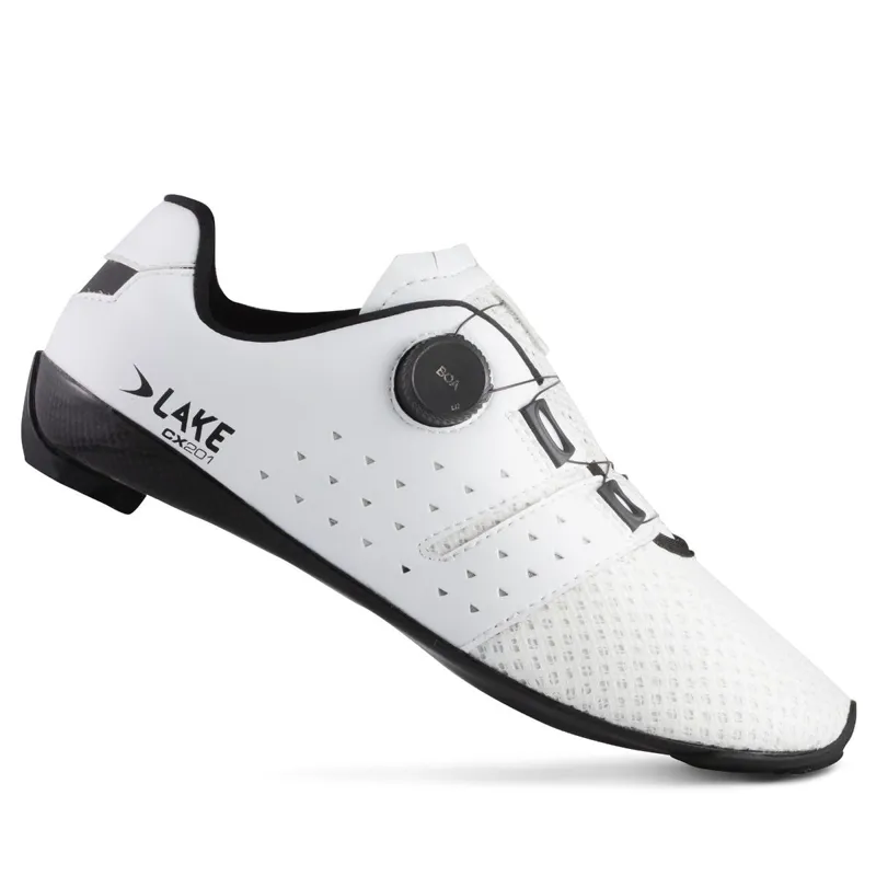 Lake CX201 Lightweight Road Shoes in White