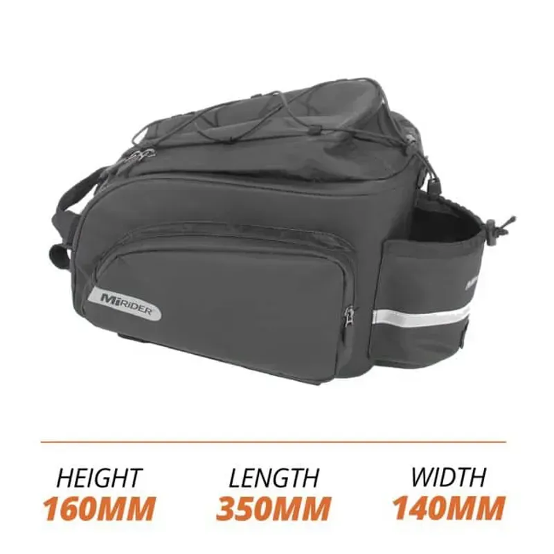 MiRider Pannier Bag In Black-1