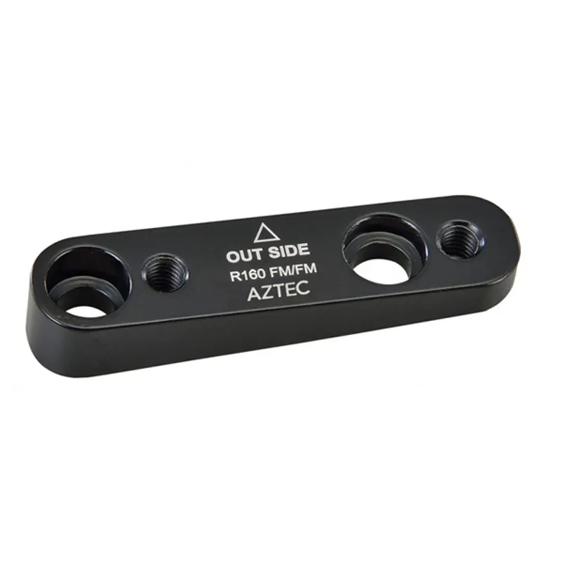 Aztec Flat-Flat 160mm Rear Caliper Brake Adapter in Black
