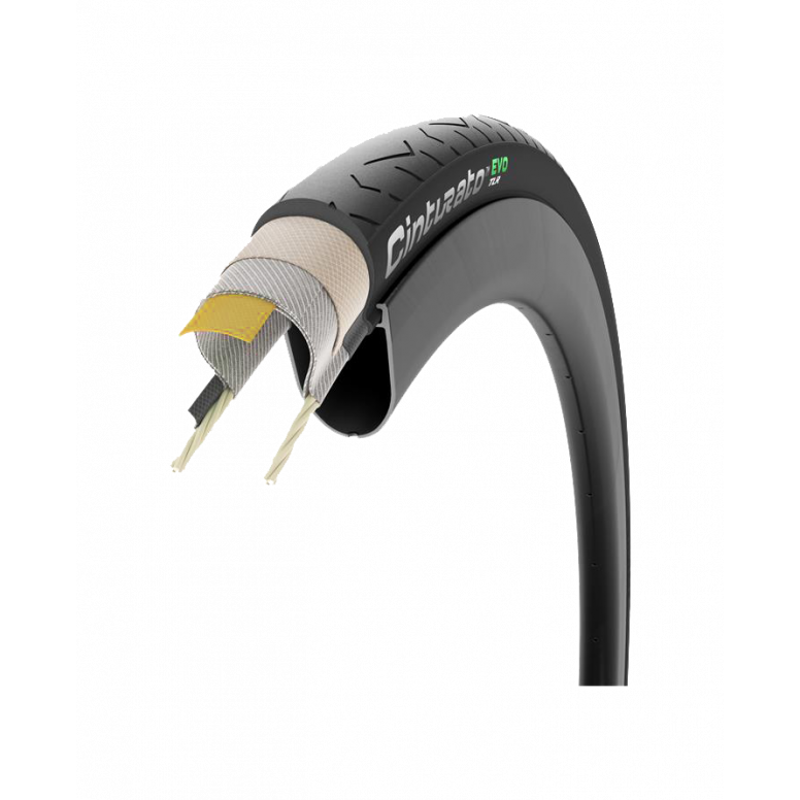 Pirelli Cinturato EVO TLR Black / SmartEVO AS / TechBELT+ / 700x28c-6