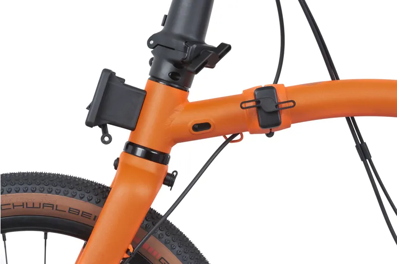 Brompton - G Line - 8 Speed - With Roller Frame - Adventure Orange-4