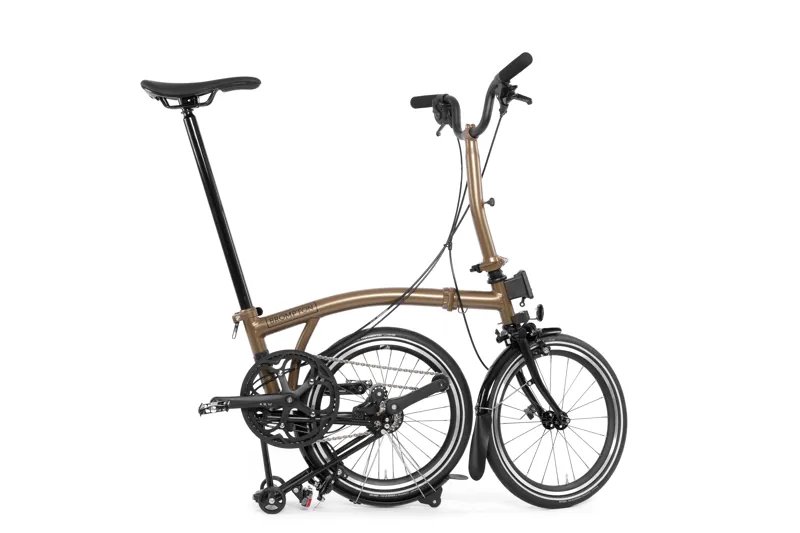Brompton - P Line - 12 Speed - Mid Bar - Bronze Sky-3