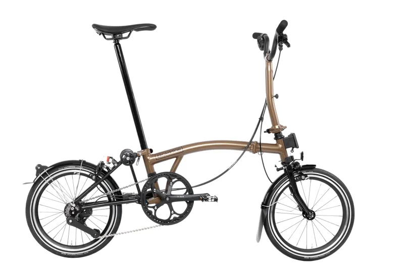 Brompton - P Line - 12 Speed - Mid Bar - Bronze Sky-4