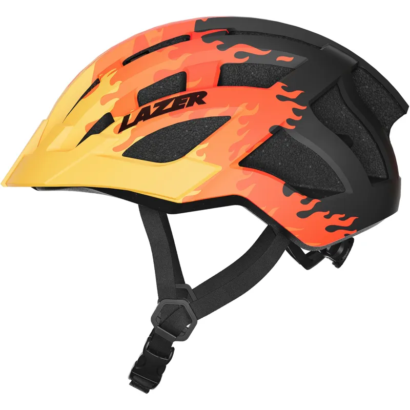 J2 Helmet Matt Flames Uni-Youth-2