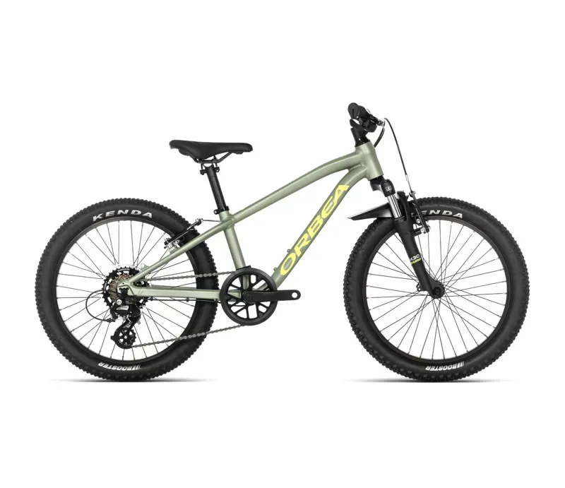 Orbea Mx 20 Xc Junior Bike In Metallic Green Artichoke Matt/Yellow Matt