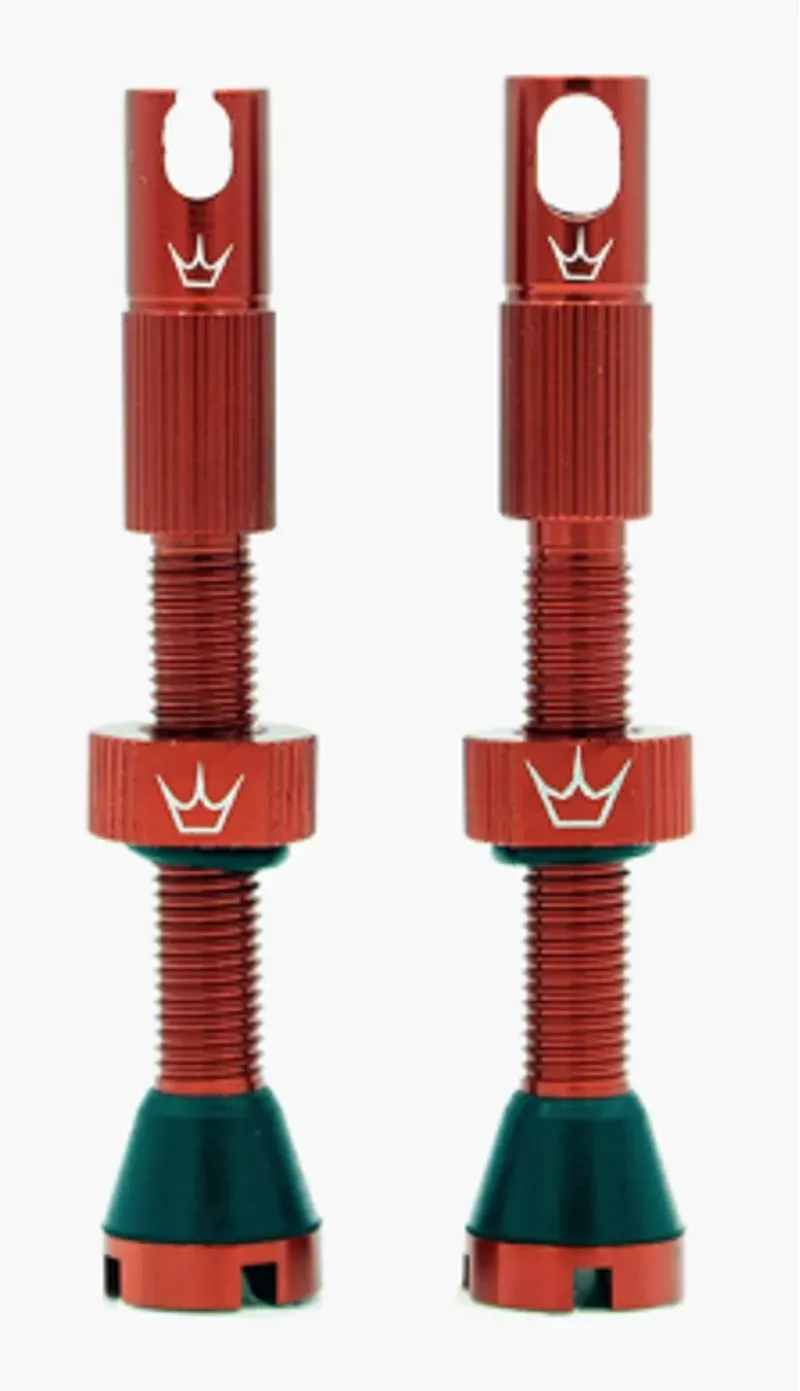 Peaty's x Chris King Tubeless MK2 Valves 42mm Red