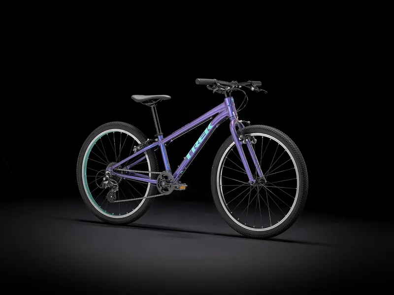 Trek Wahoo 24 Hybrid Kids Bike in Purple-1